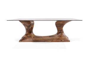 luxury walnut dining table root