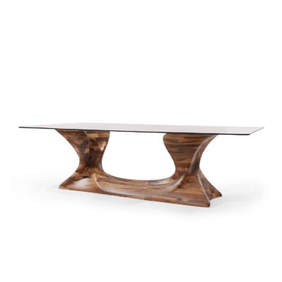 high end luxury walnut solid wood root dining table