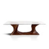 luxury solid wood dining table root dining table for 8 to 10