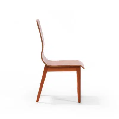 unique high back modern dining chair wooden