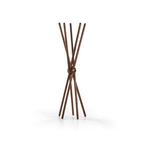 porte-manteau en bois massif design moderne arbre crochet