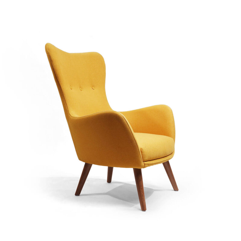 yellow armchair