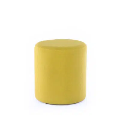 pouf line en jaune