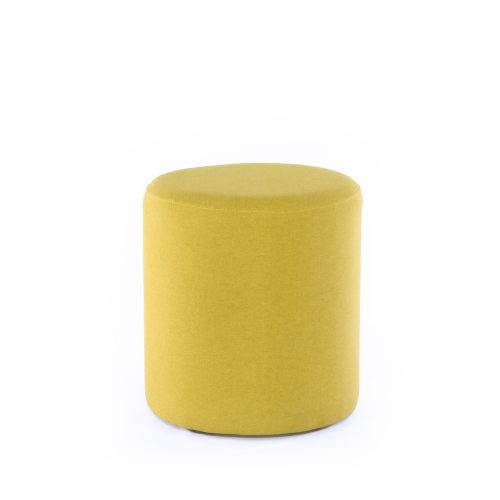 pouf line en jaune