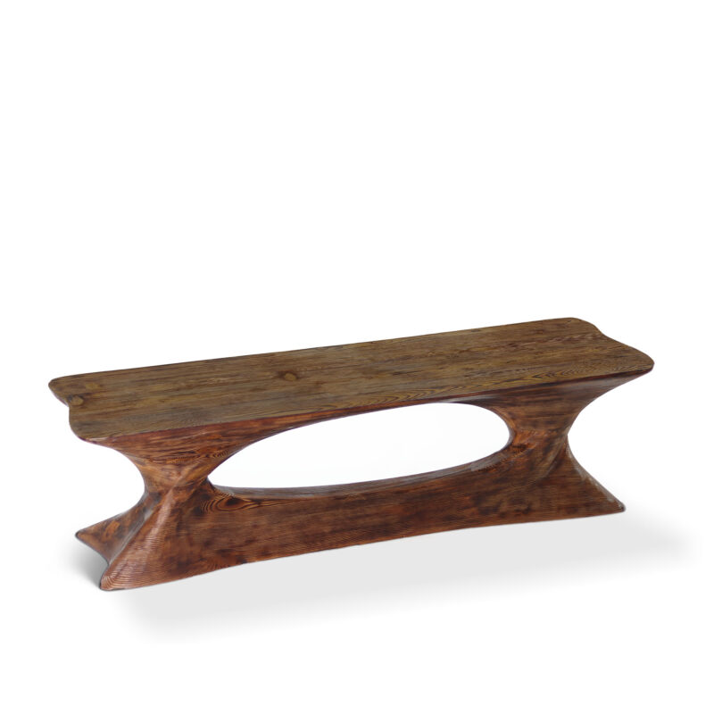 luxury solid wood bench