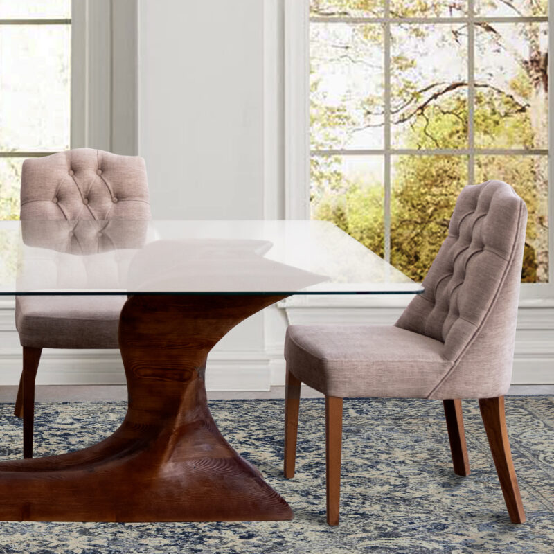 luxury solid wood dining table