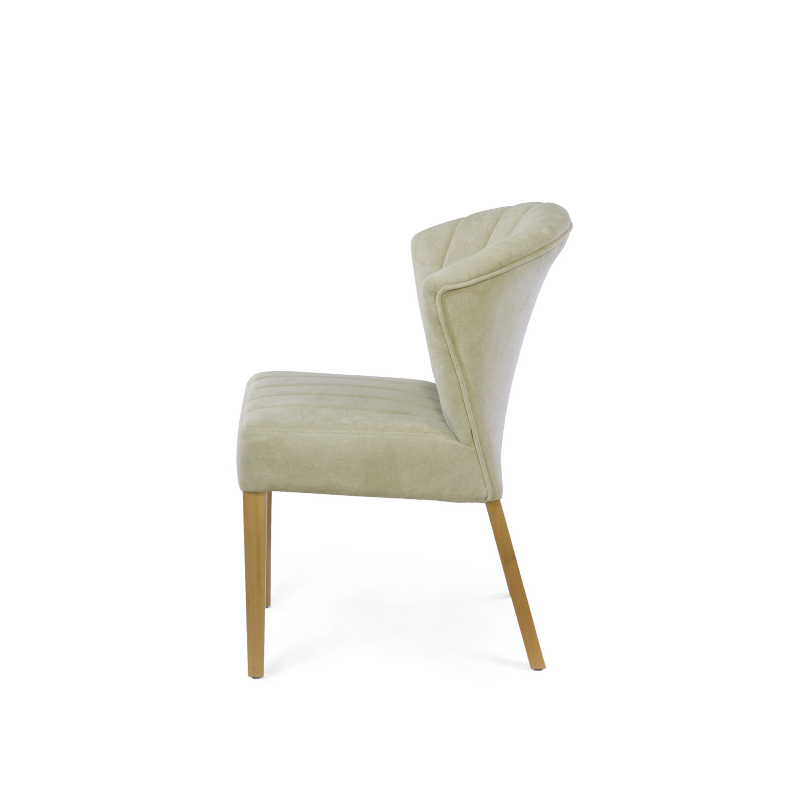 beige comfy dining chair