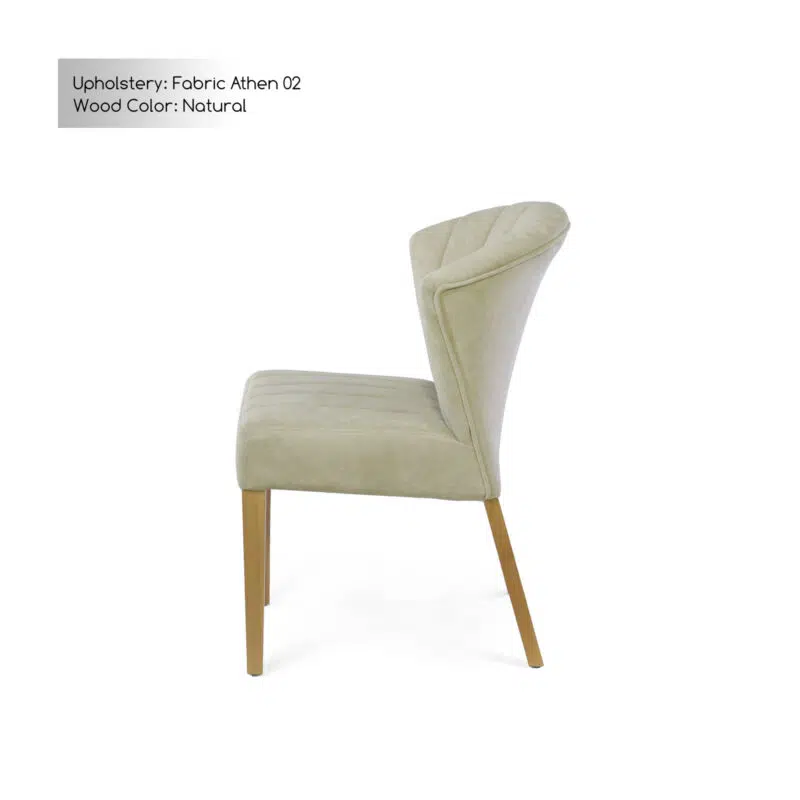 beige comfy dining chair