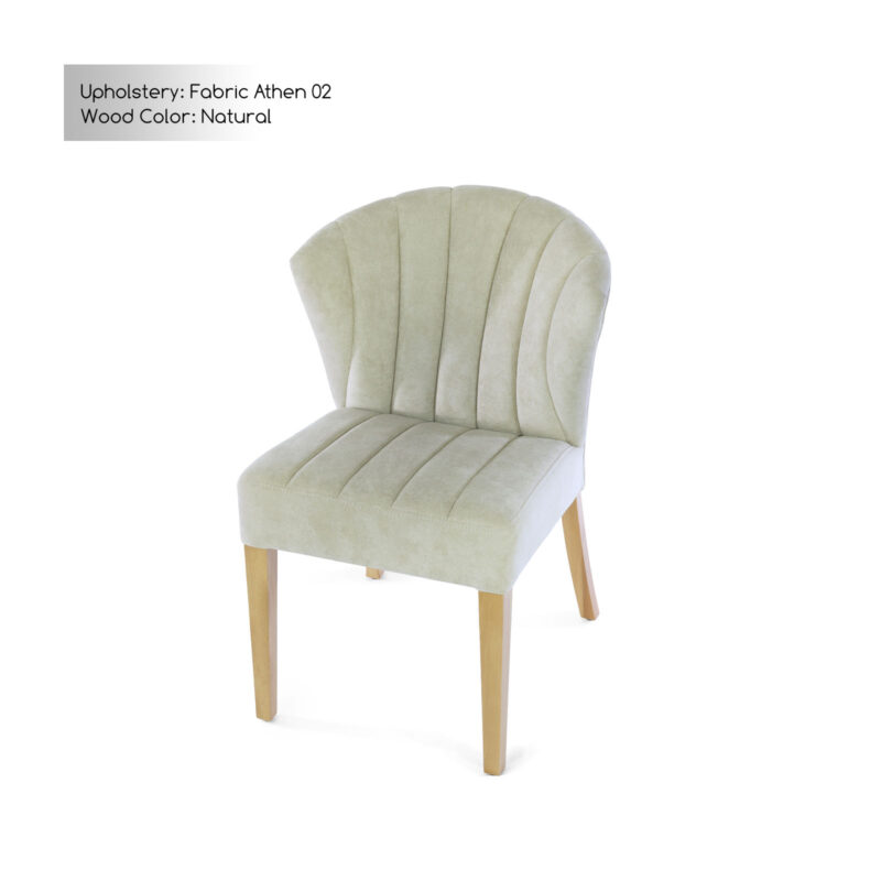 beige dining chair