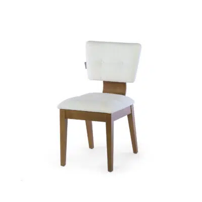 white dining chair solid wood modern