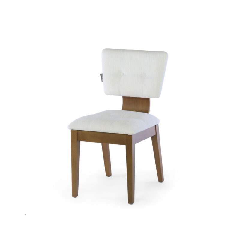 white dining chair solid wood modern