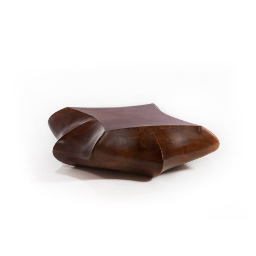 table basse de luxe en bois massif noyer