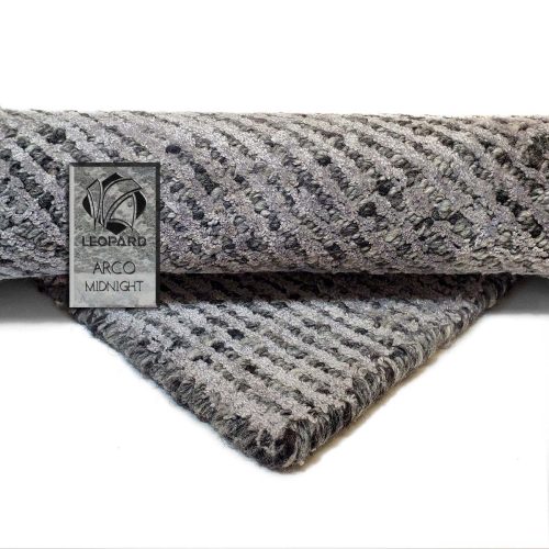 arco midnight tapis fait main léopard