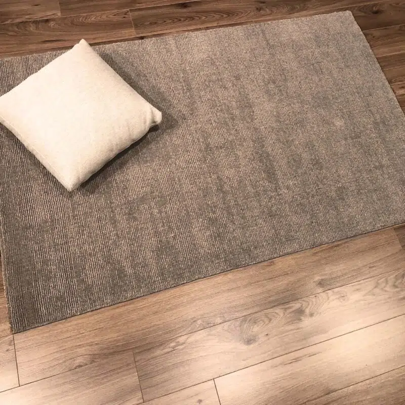 nora taupe handmade area rug