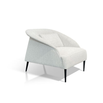 modern white accent chair winsom