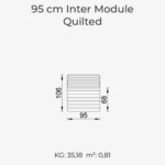 95 cm Inter Module Quilted