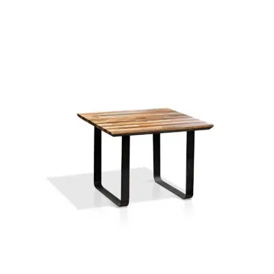 carina walnut solid walnut wood table top with black metal legs