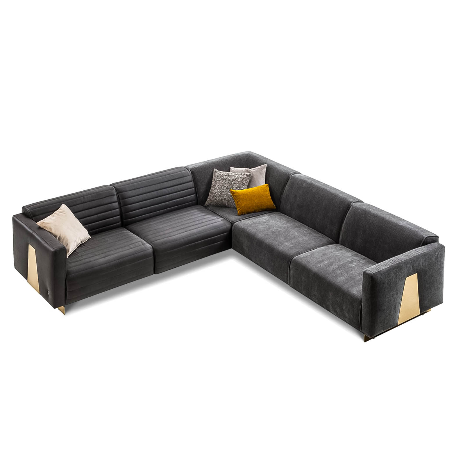 heritage modular sofa customizable quilted upholstery