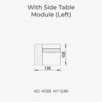 With Side Table Module (Left)