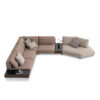unique design modular sofa mid-century modern and contemporary design with interior coffee table and origami module