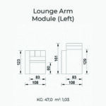 Lounge Arm Module (Left)