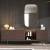 LEOPARD Furniture Barcelona Console Table with Wall Mirror