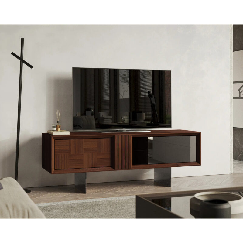 Heritage TV Stand in a contemporary living room