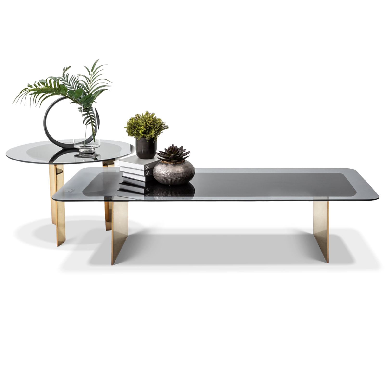 Table de salle à manger modulaire avec pieds design en métal noir
