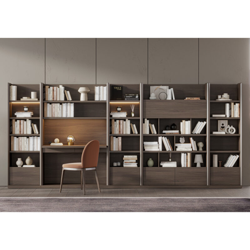 Stylish and organized desk module of the Luis Modular Storage System