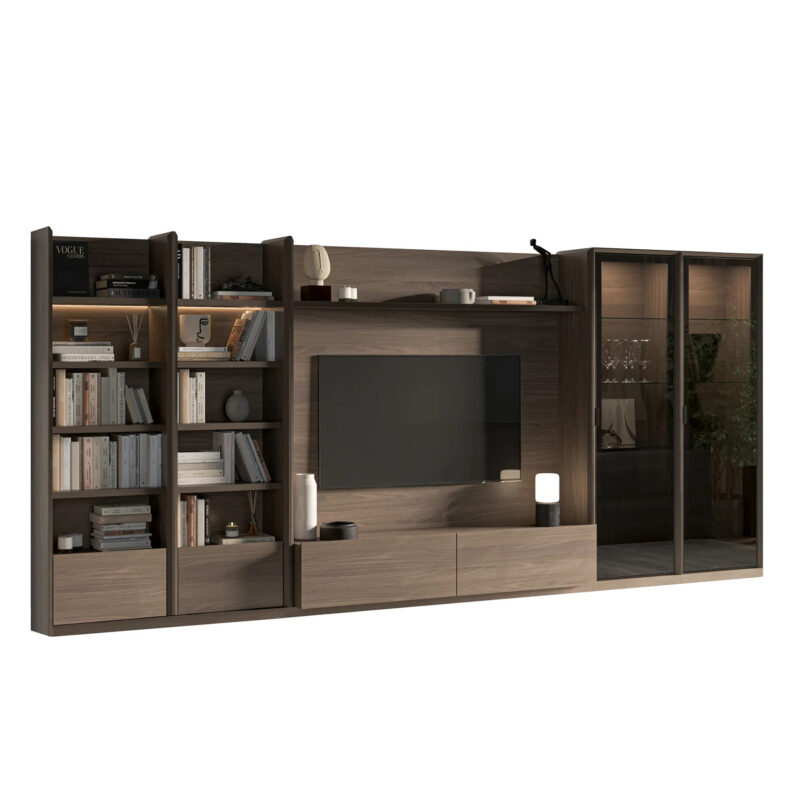 Customizable options with elegant color choices for the Luis Modular Storage System