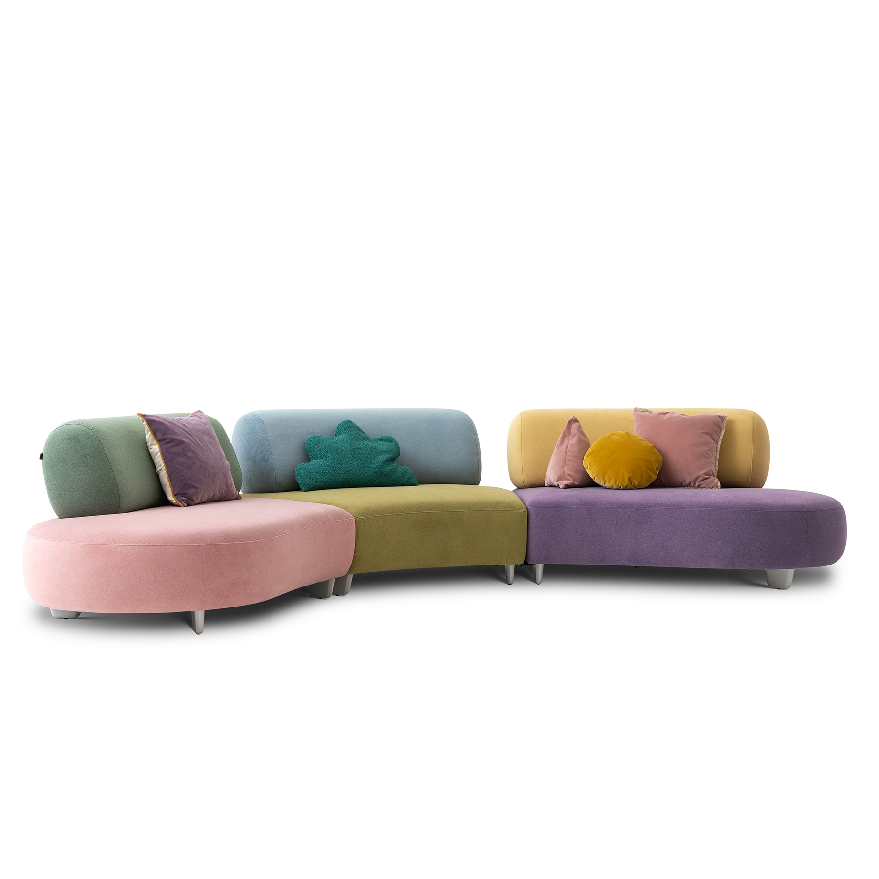 bon bon dragee modular sofa colorful