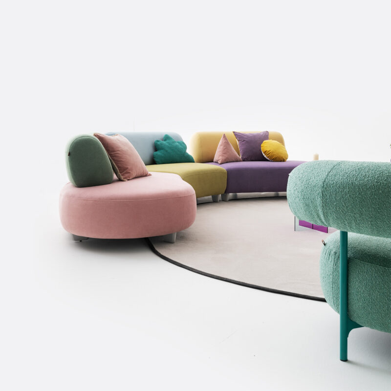 cute modular sofa really colorful