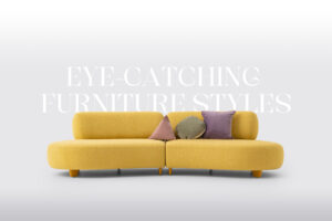 Bon bon Macaron Modular Sofa - Yellow Variation Showcase eye catching design