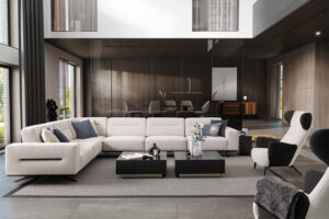 Modern high wingback design armchair - Panda variation modern living room
