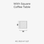With square caffee table