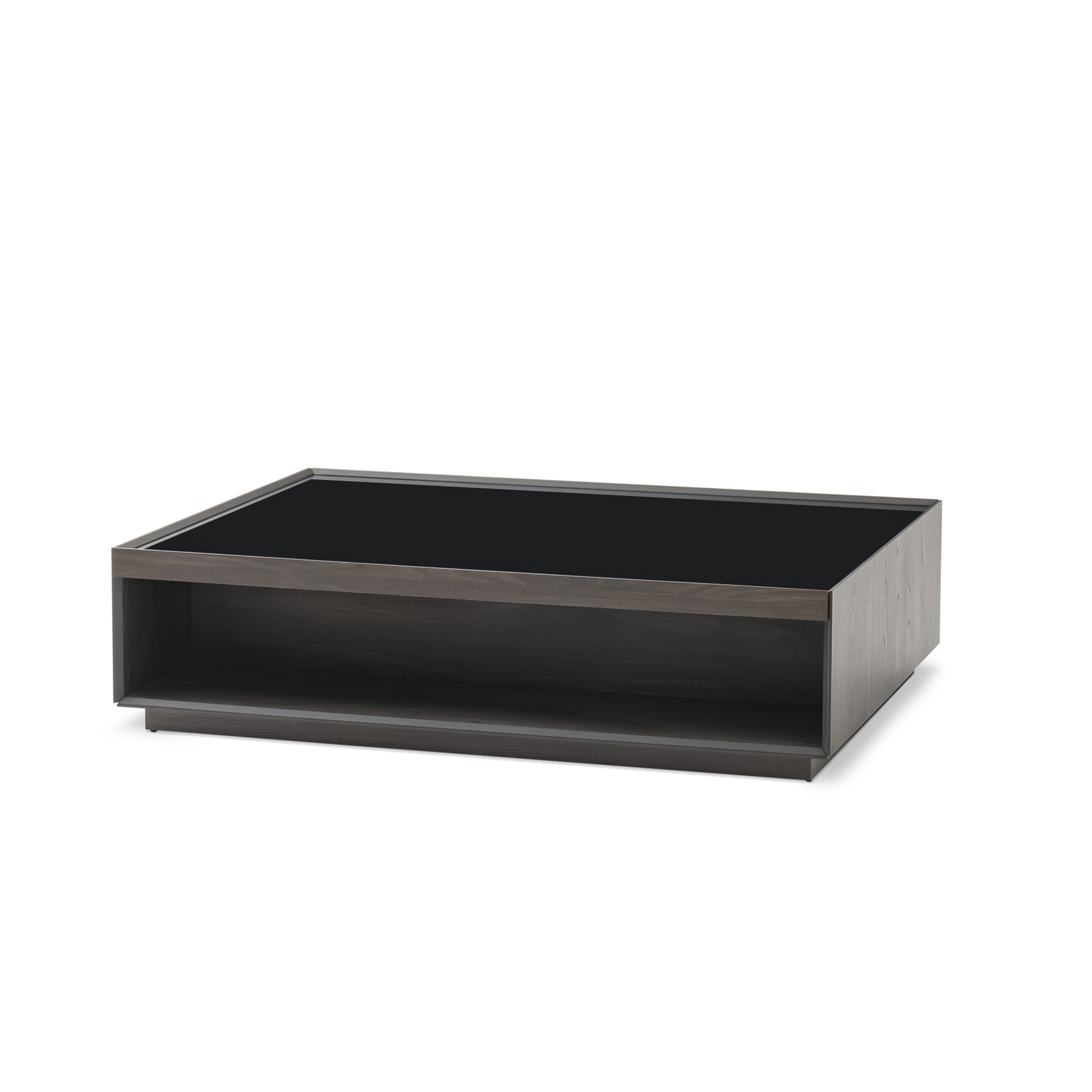 Luis Coffee Table - Reflective Black Glass