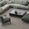 Luis Coffee Table - Reflective Black Glass