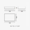luis coffee table dimensions