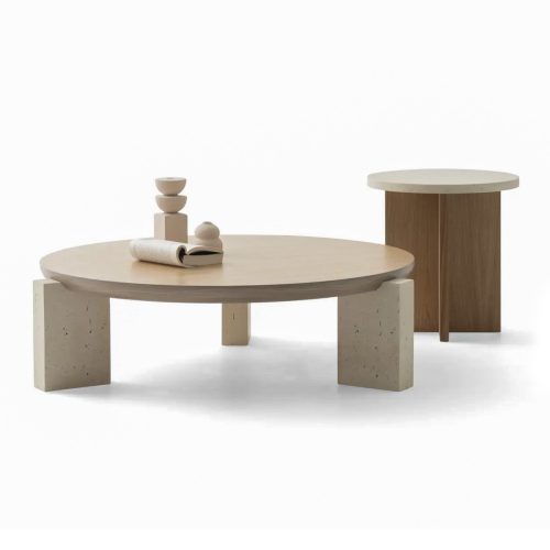 nota set de tables basses et d'appoint rondes design moderne contemporain