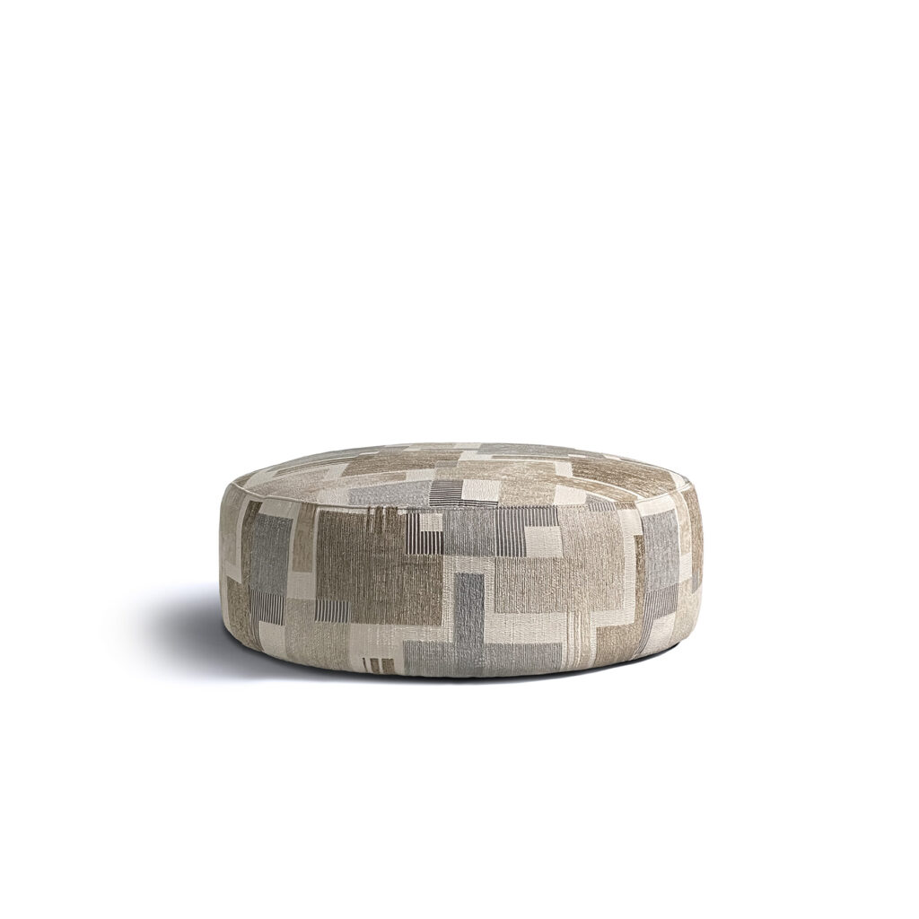 chelsea round patterned ottoman oddesa variation