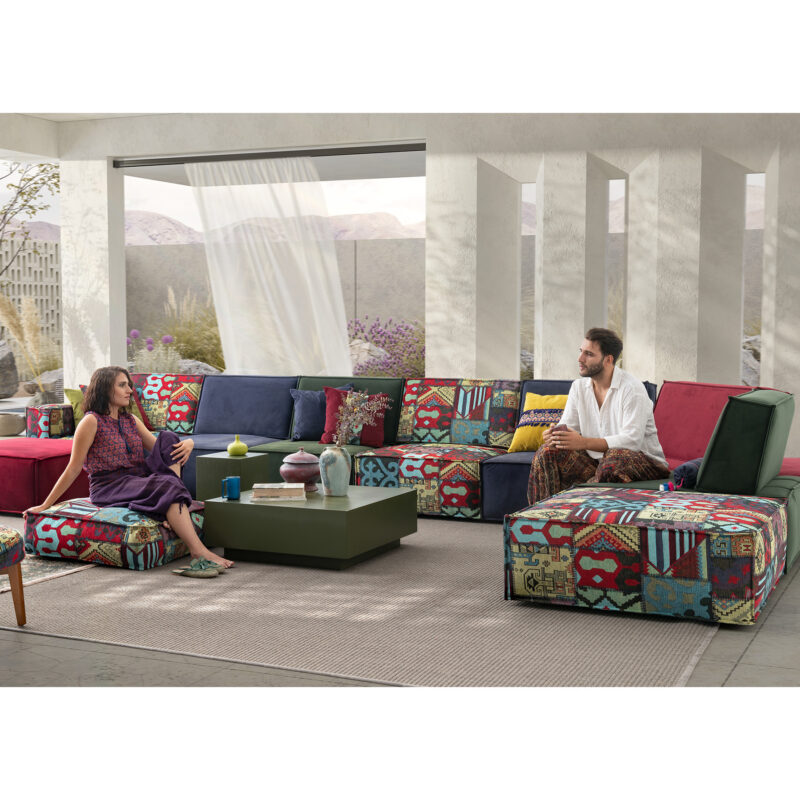 luxury colorful huge sofa with modular system a new way design luxury