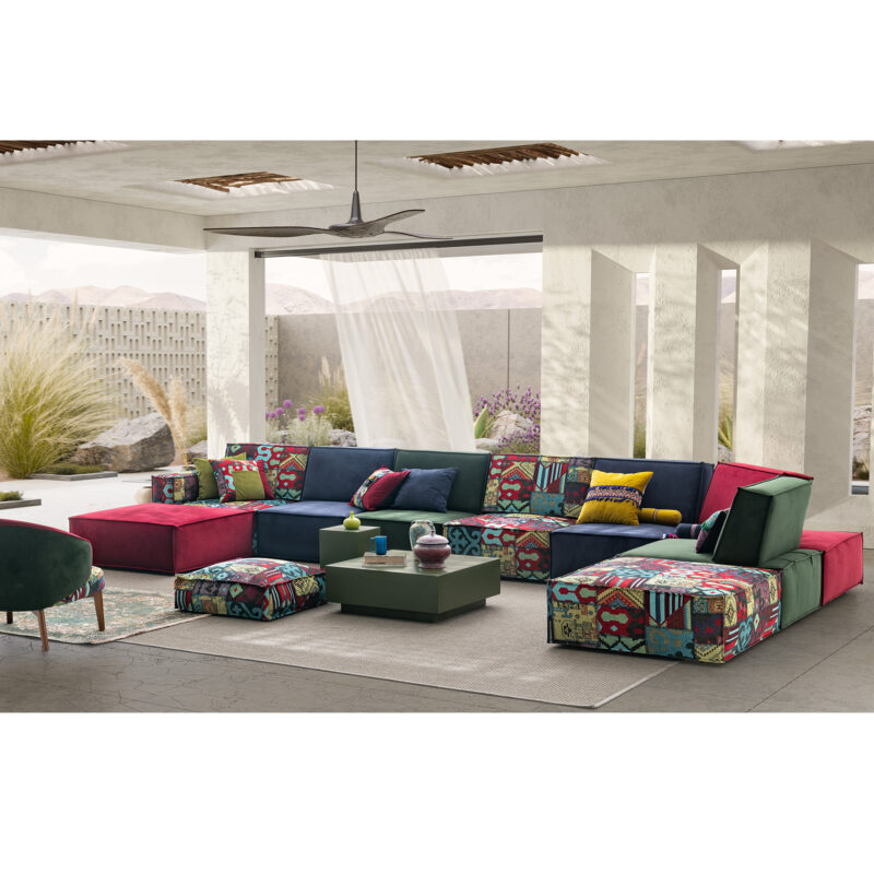 luxury ethnic design with cavalli modular sofa huge combination
