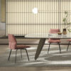 modern minimalist warm dining room design