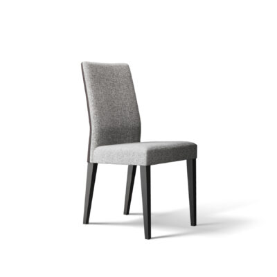 ergonomic dining chair como in light grey