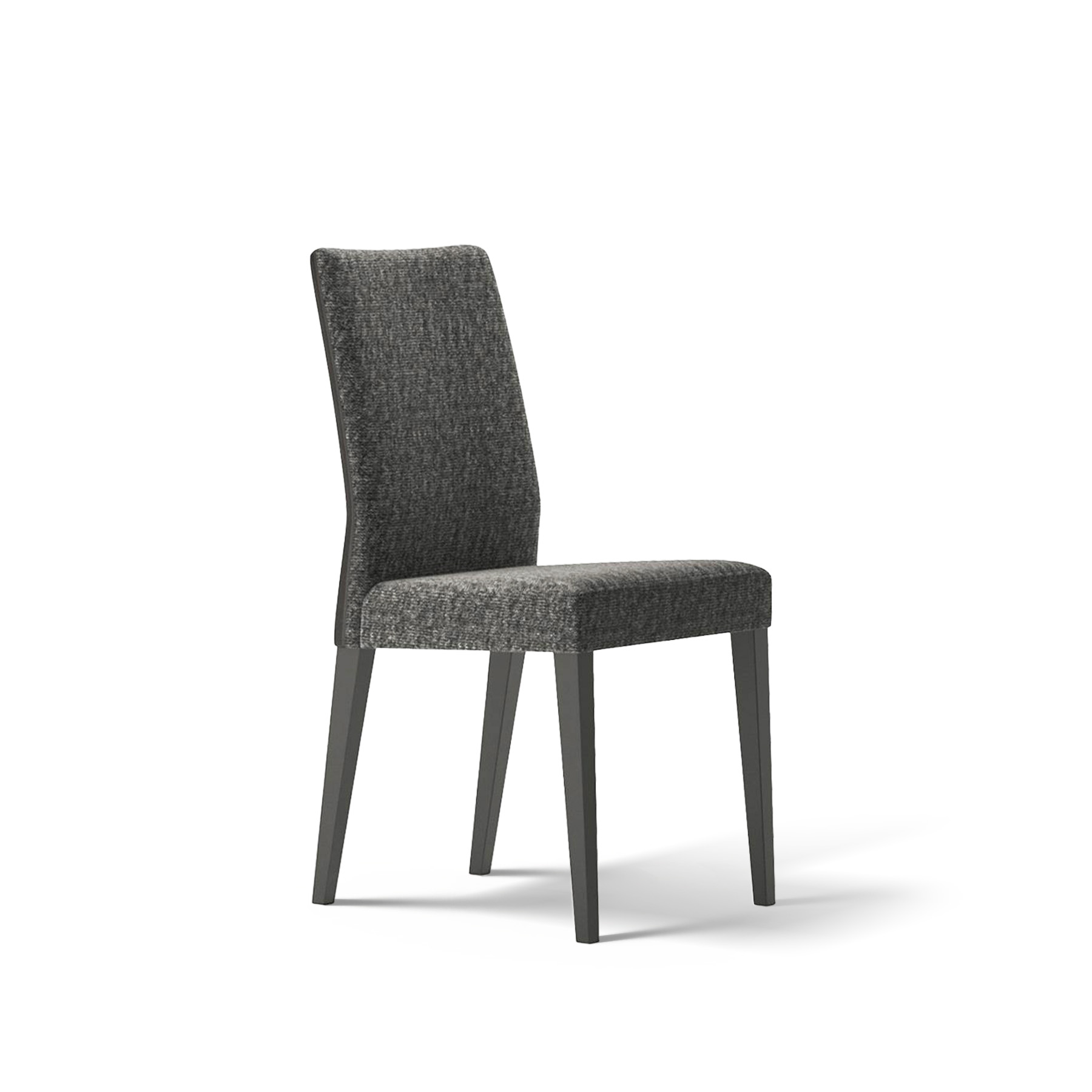 ergonomic dining chair como in dark grey