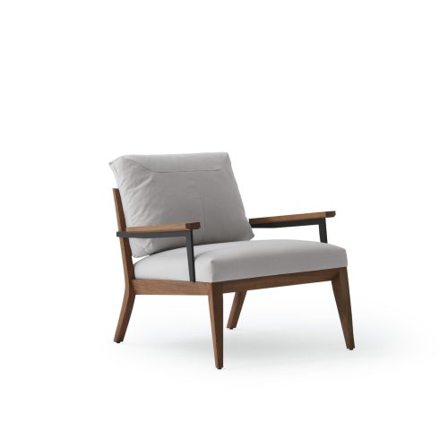 fauteuil en bois moderne design bohémien blanc