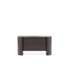 Modern luxury wooden dresser with marble top from LEOPARD Furniture on white background.
