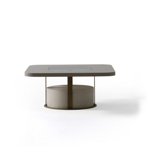 Table basse moderne de luxe par LEOPARD Furniture sur fond blanc. Parfaite pour les intérieurs haut de gamme au Canada.