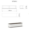 bloom tv stand dimensions