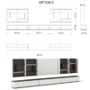 bloom tv stand dimensions